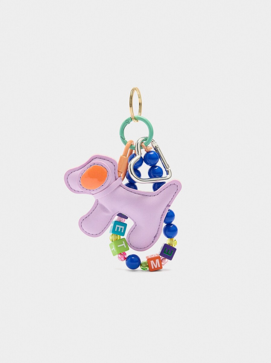 Llavero Charm Perro - multicolor 