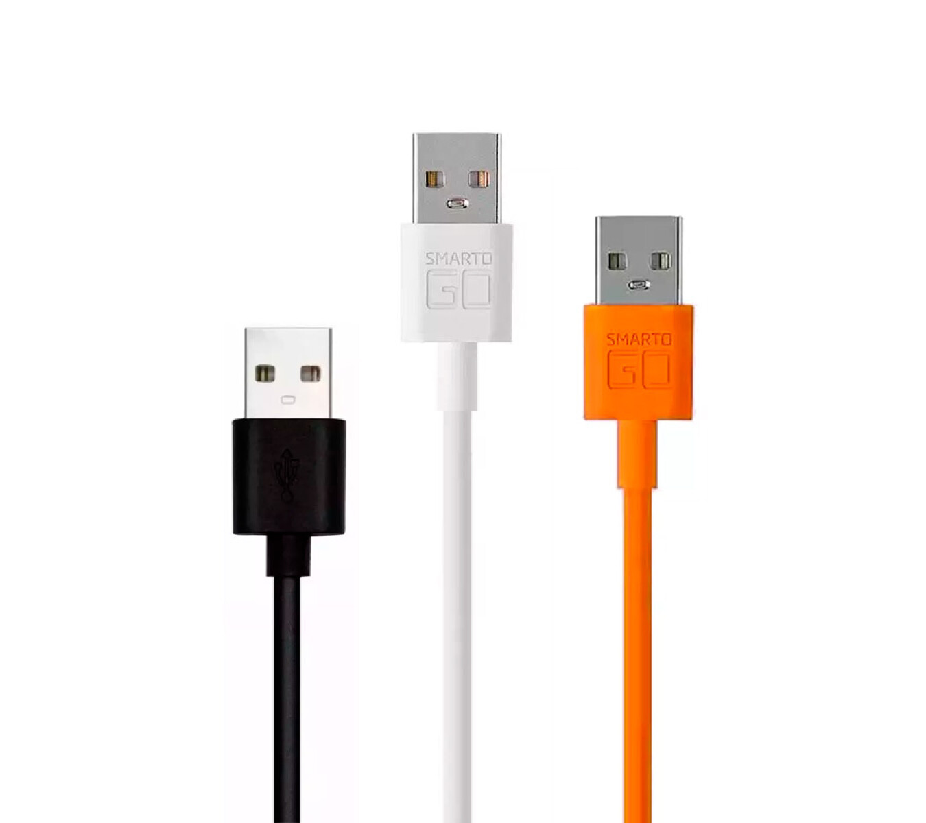 Cable De Datos Smartogo USB a USB-C Flat 1 Mts Colores 