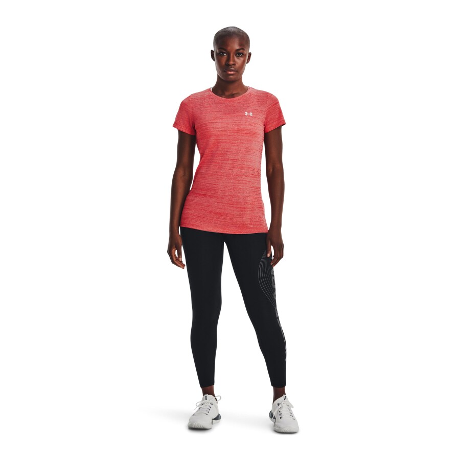 Remera de Mujer Under Armour Tech Tiger Rojo
