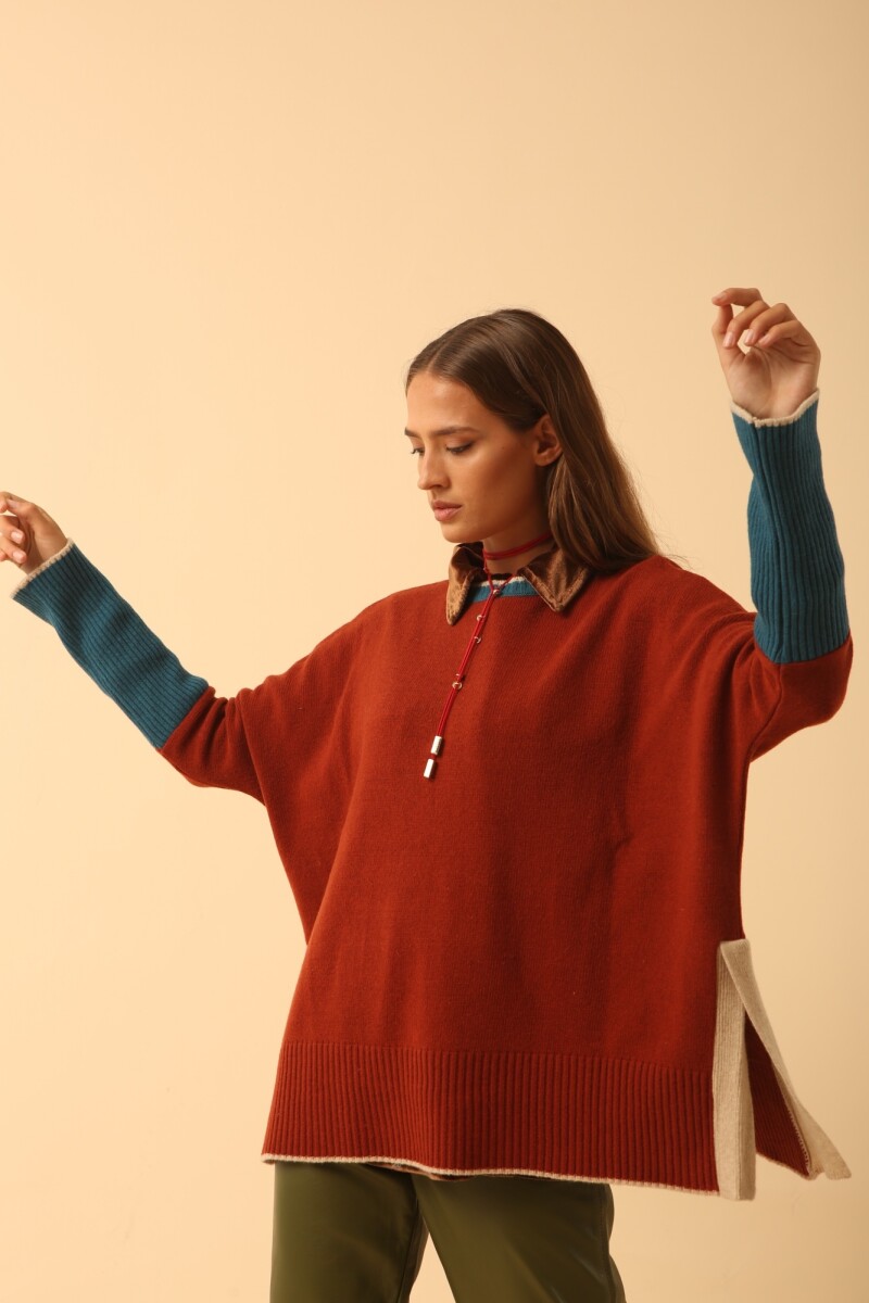 BUZO PAMELI FW24 - Terracota Y 