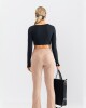 Remera Top Color Negro Lbm U