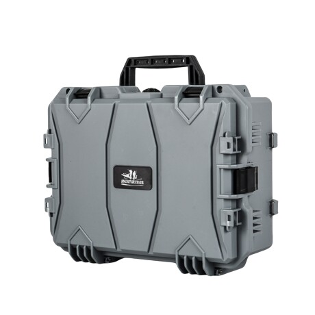 Caja Rigida Plastica para arma corta Aventureros 46,5 x 35,5 x 20,5 Gris