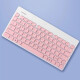 Set teclado y mouse inalámbrico rosa