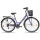 Bicicleta de paseo Baccio Liberty 6V Vintage rodado 26 con 6 cambios, canasto y parrilla Violeta