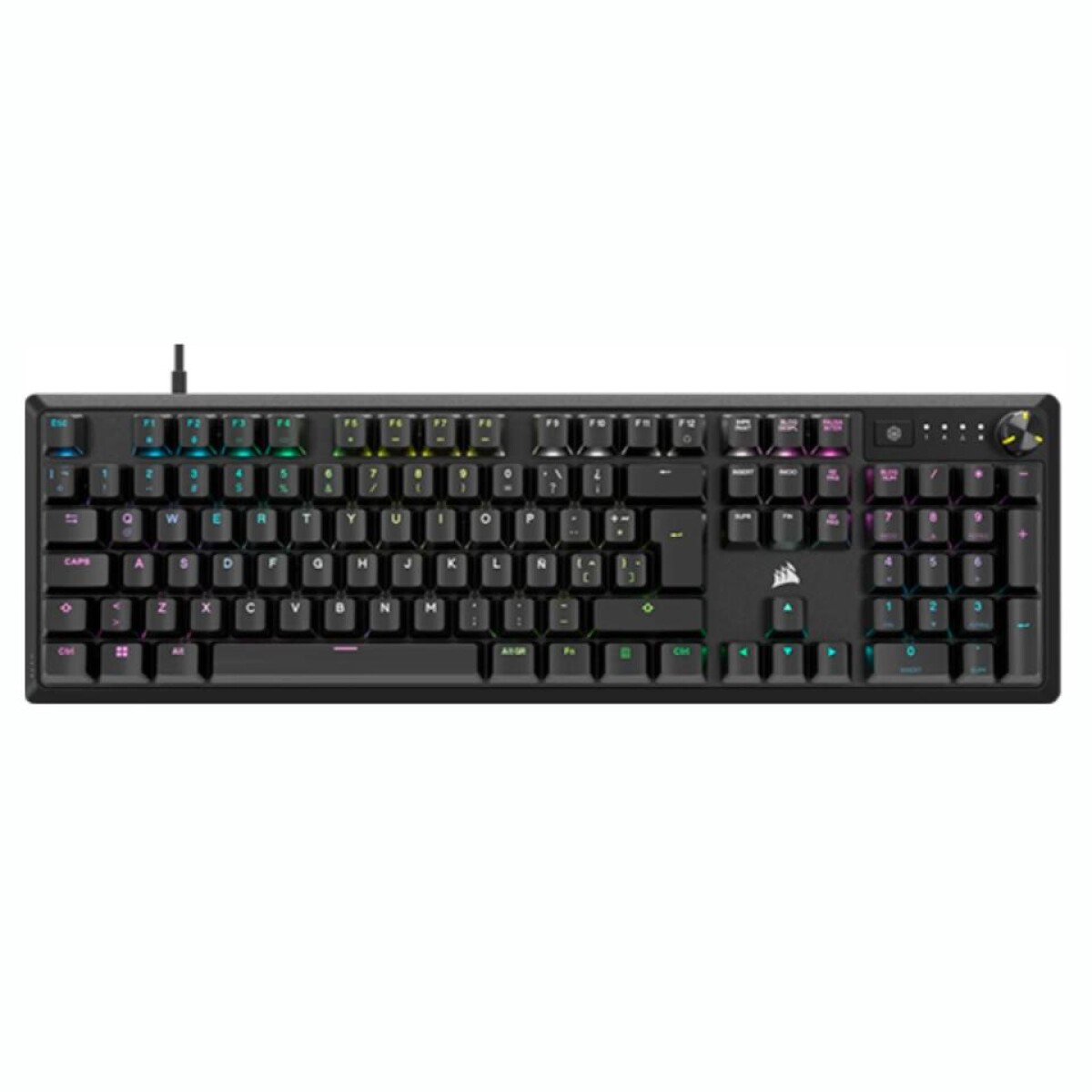 Teclado Mecánico CORSAIR K70 Core RGB USB-A Retroiluminado 