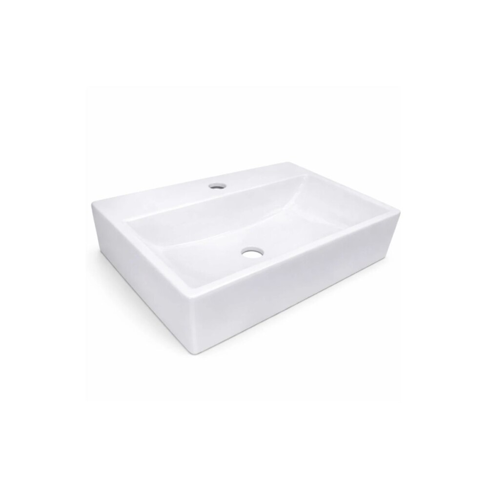Mueble de baño Suspendido Alice Blanco 100 cm con Bacha de Loza Mueble De Baño Suspendido Alice Blanco 100 Cm Con Bacha De Loza