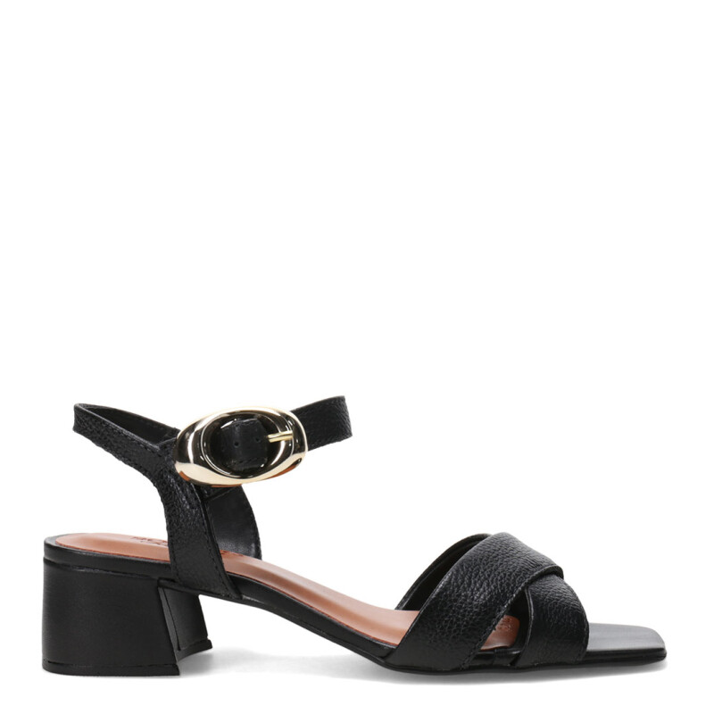 Sandalias de Mujer Bottero Cruzada Con Tobillera Negro