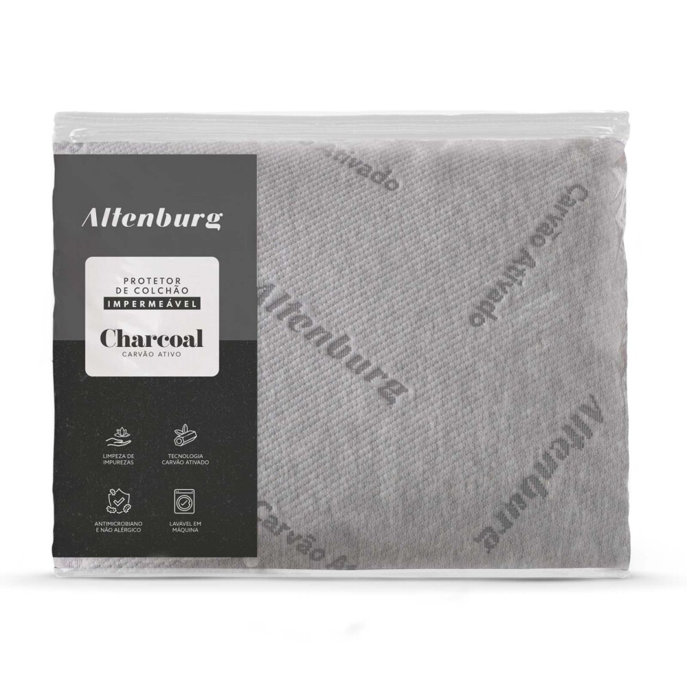 PROTECTOR DE COLCHÓN IMP FIBRA BLANCO CARBONO