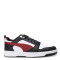 Championes de Hombre Puma Rebound V6 Low Blanco - Negro - Rojo