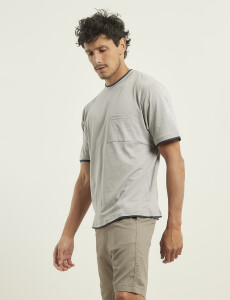 520773 T-SHIRT NAVIGATOR Gris Medio Melange