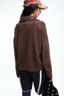 SWEATER COLLAR Marron