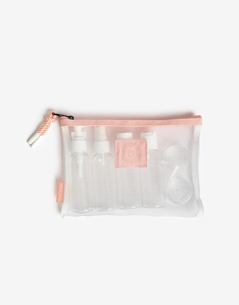 Set de Viaje Set De Envases Recargables Para Viaje - Rosa Claro
