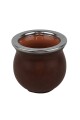 Mate ceramica forrado chico Marrón