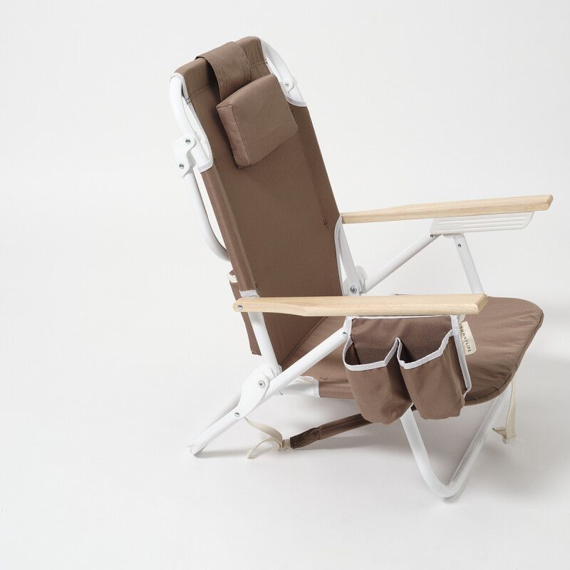 Silla Reposera de playa mochila Rustico Driftwood