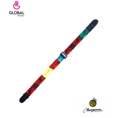 Correa Para Guitarra Magma Poliéster Skater c/logo Correa Para Guitarra Magma Poliéster Skater c/logo