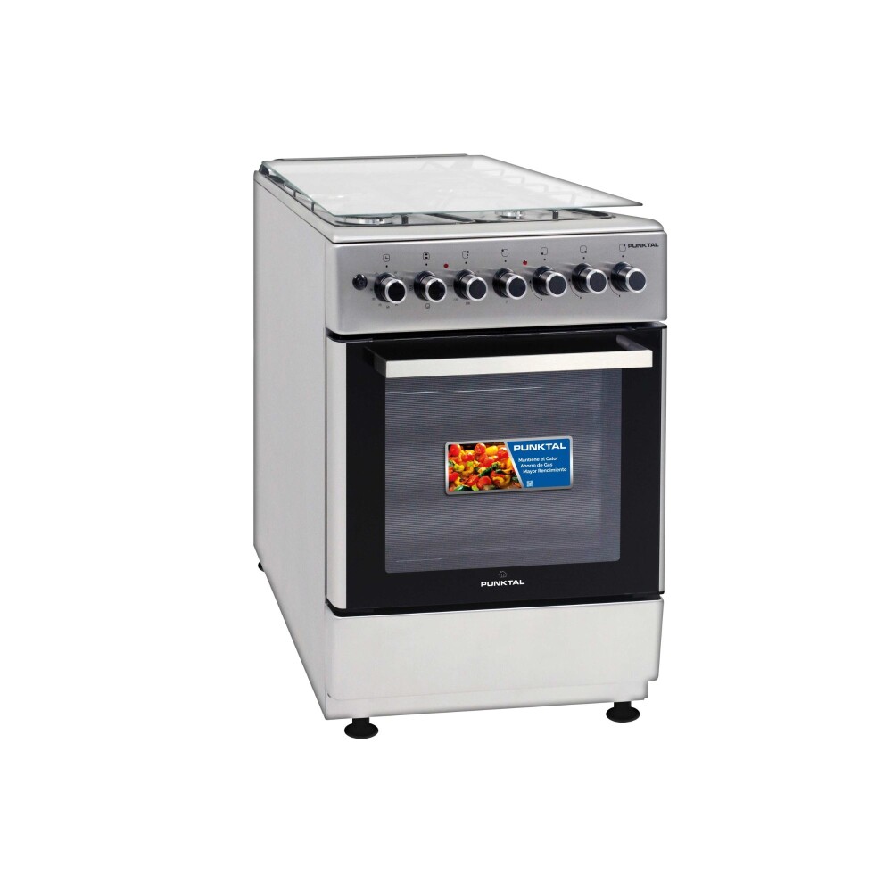 COCINA INOX 3H + 1DISCO HORNO – GRILL - ENCENDIDO-TURBO CONVECCIÓN acero inoxidable