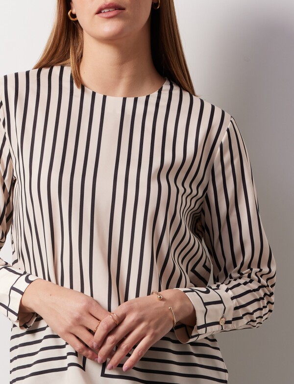 Blusa Lineas BEIGE