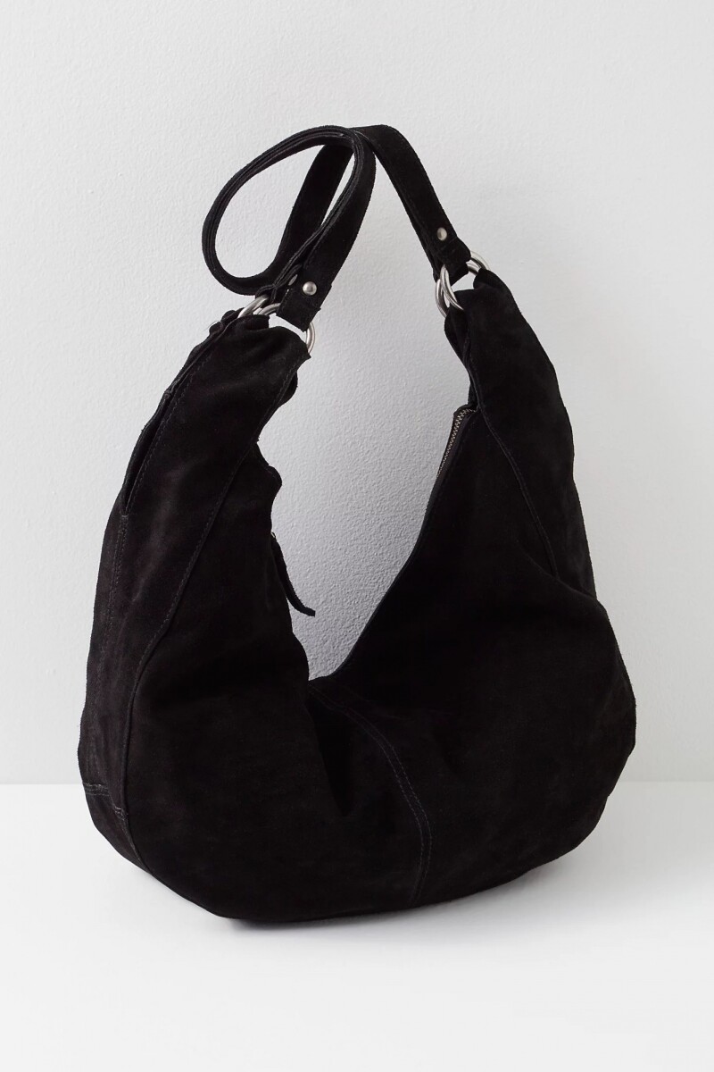 Bolso Roma Gamuza Negro