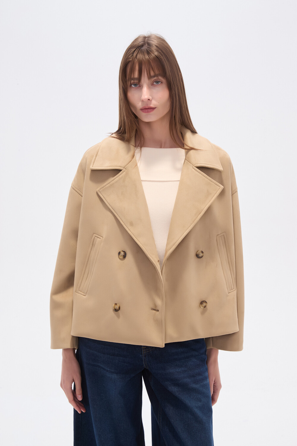 Chaqueta Yenai Beige Oscuro