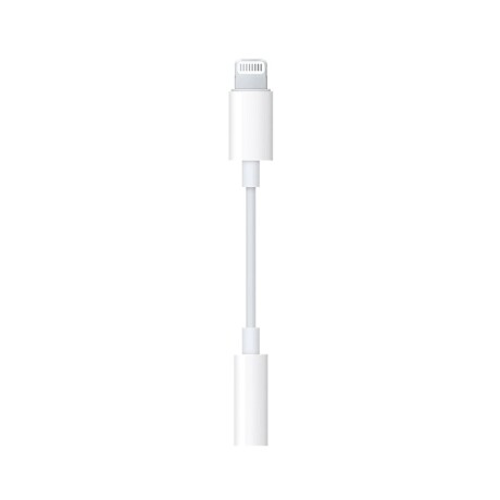 Apple Adaptador Lightning a Headphone Jack 3.5mm MMX62AM/A White