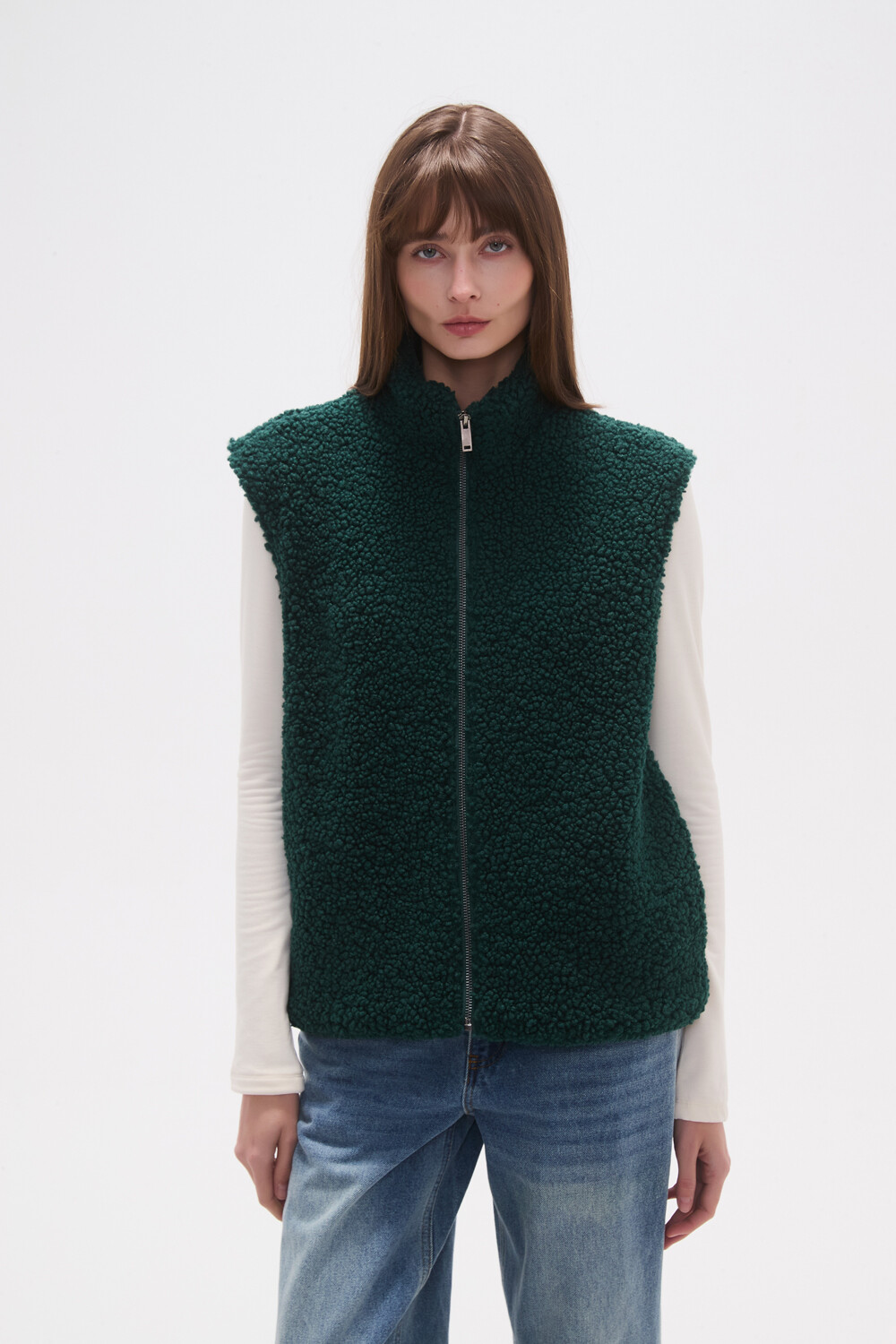 Chaleco Intan Petroleo Oscuro