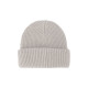 Gorro de lana beige