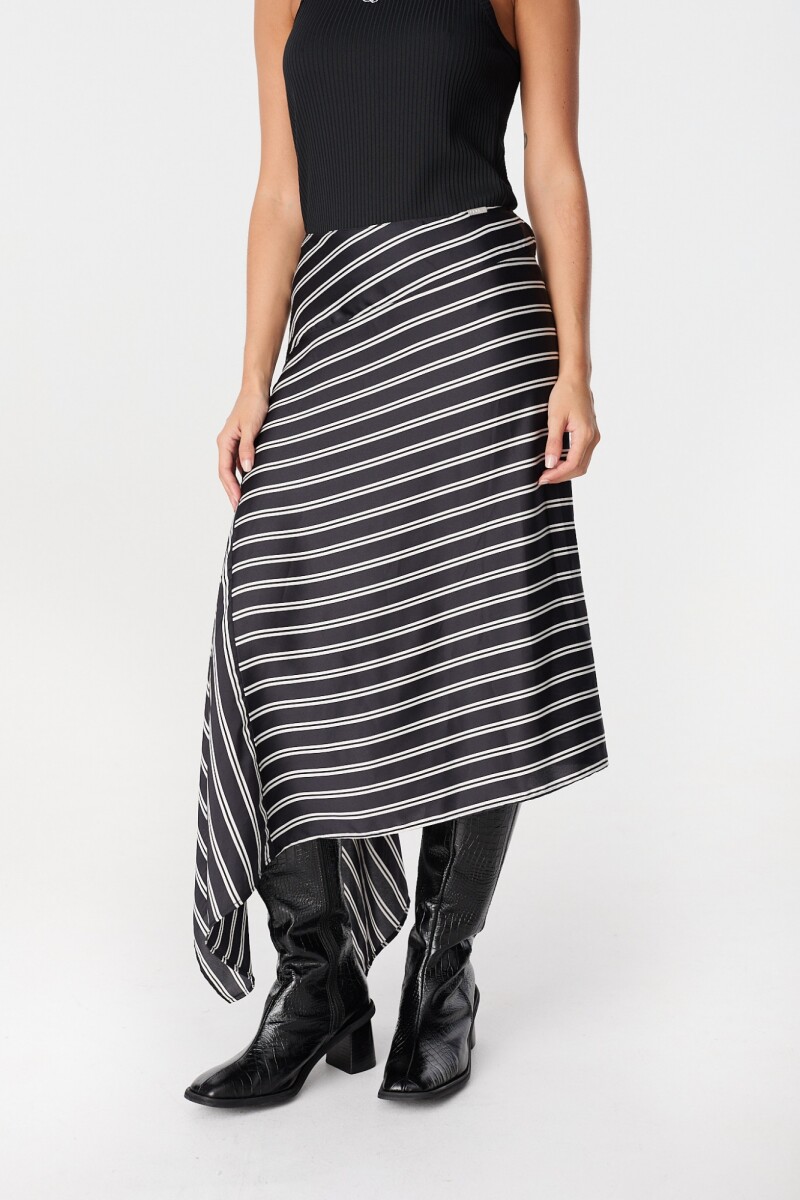 Falda Rectangular Rayas
