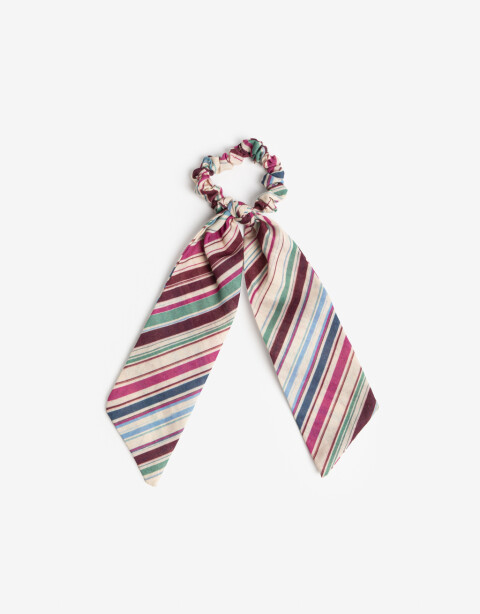 Gomitas Elásticas Estampados Skunzie Con Lazo Estampada - Estampado Rayas