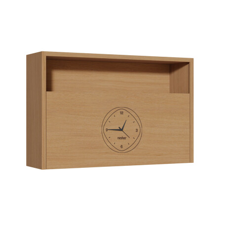 Aéreo con Reloj 120 cm 1 Puerta Basculante – Línea Condessa GAMAS DE BEIGE