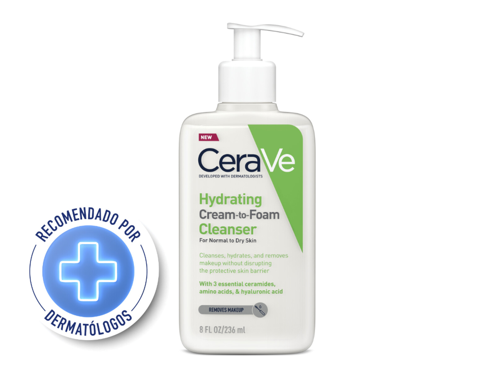 Crema-espuma limpiadora Cerave 236 ml 