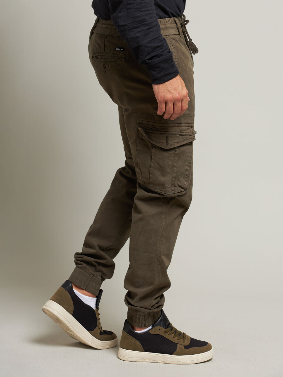 PANTALON CARGO WALDORF DIXIE Militar