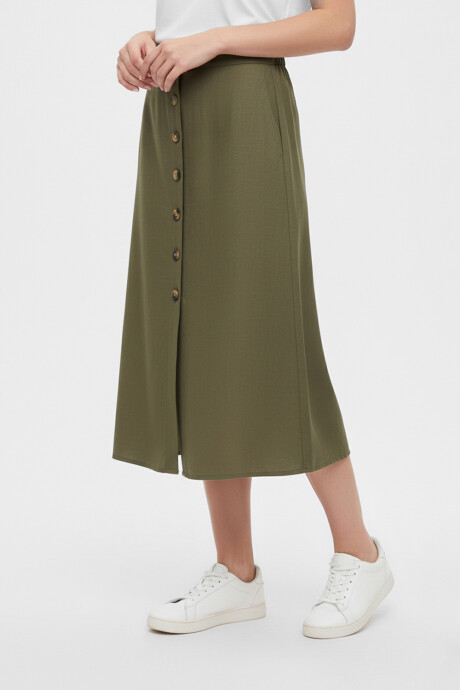 Falda Lewin Verde Oliva