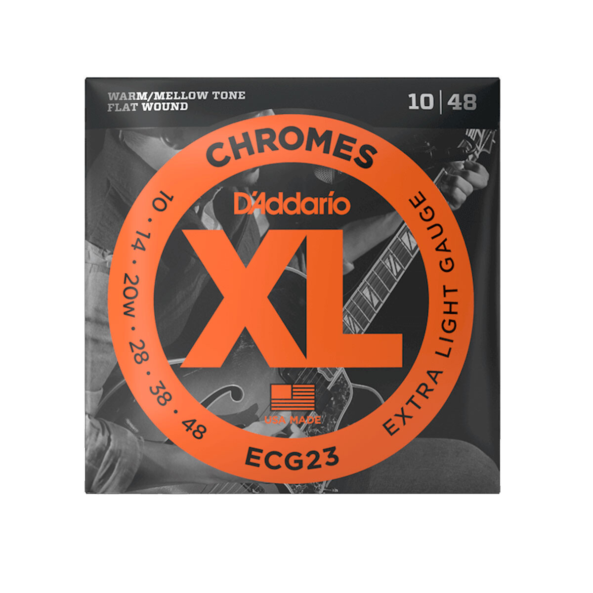 Encordado Electrica Daddario Ecg25 Chrome 10 