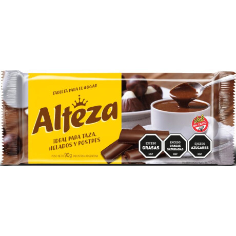 TABLETA CHOCOLATE P/TAZA ALTEZA 90G SEMI AMARGO TABLETA CHOCOLATE P/TAZA ALTEZA 90G SEMI AMARGO