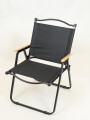 Silla Playa Plegable Alta Negro