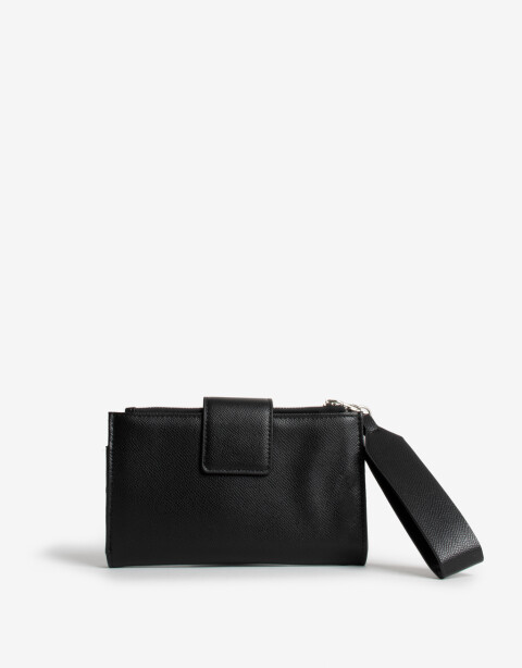 Ficheros Billetera Fichero Con Solapa - Negro