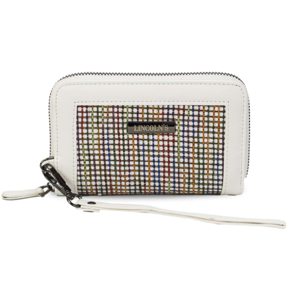 Billetera Lorenza - Hilos Multicolor C/Arena 