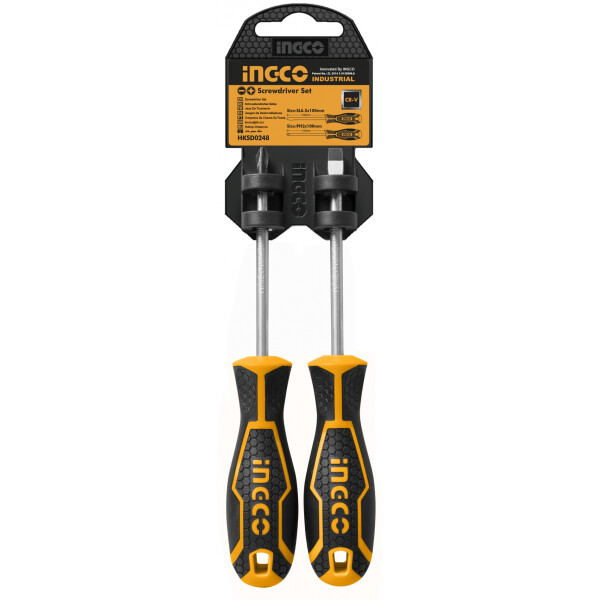 JUEGO DESTORNILLADORES 2 PZAS INGCO HKSD0248 PUNTA IMANTADA JUEGO DESTORNILLADORES 2 PZAS INGCO HKSD0248 PUNTA IMANTADA