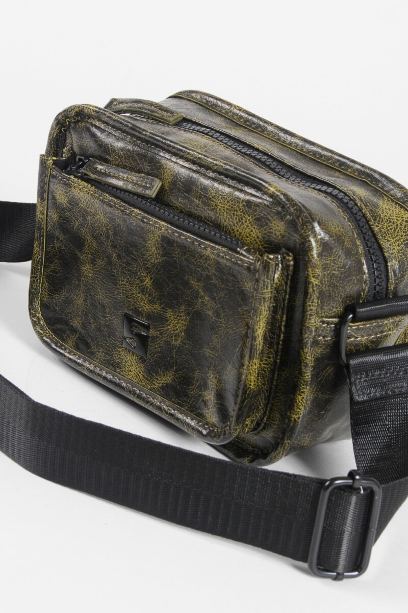 Bandolera rigid small verde oliva