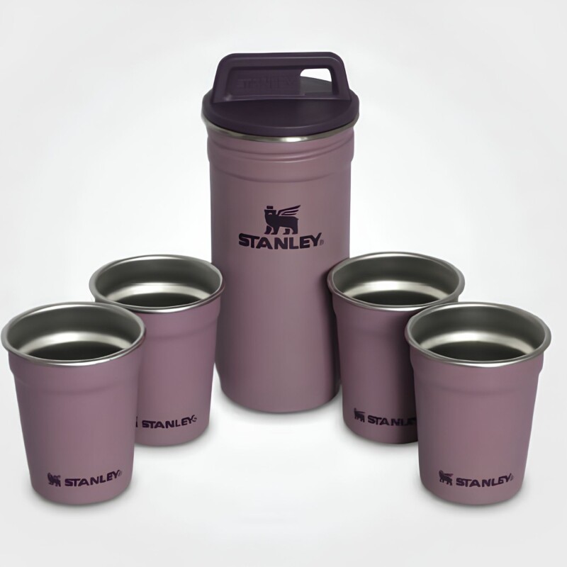 Set de vasos chupito Stanley preparty shots de 59 ml c/vaso Lila Set de vasos chupito Stanley preparty shots de 59 ml c/vaso Lila