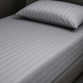 Juego Completo de Sabanas 1 Plaza 400 Hilos Premium Gris