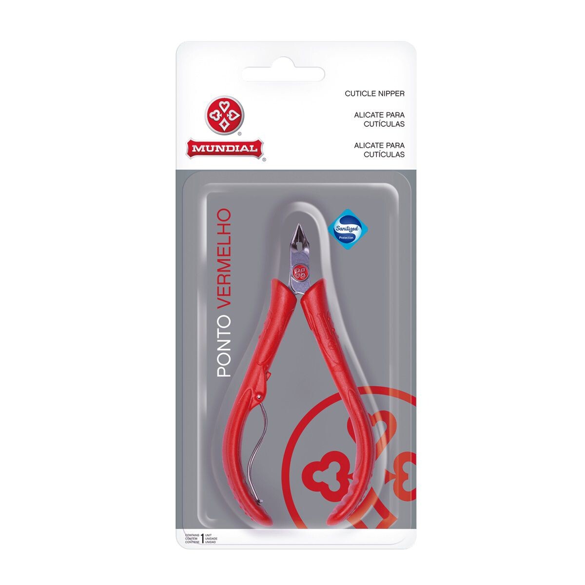 MUNDIAL ALICATE PUNTO ROJO/NEGRO 171PV/ 