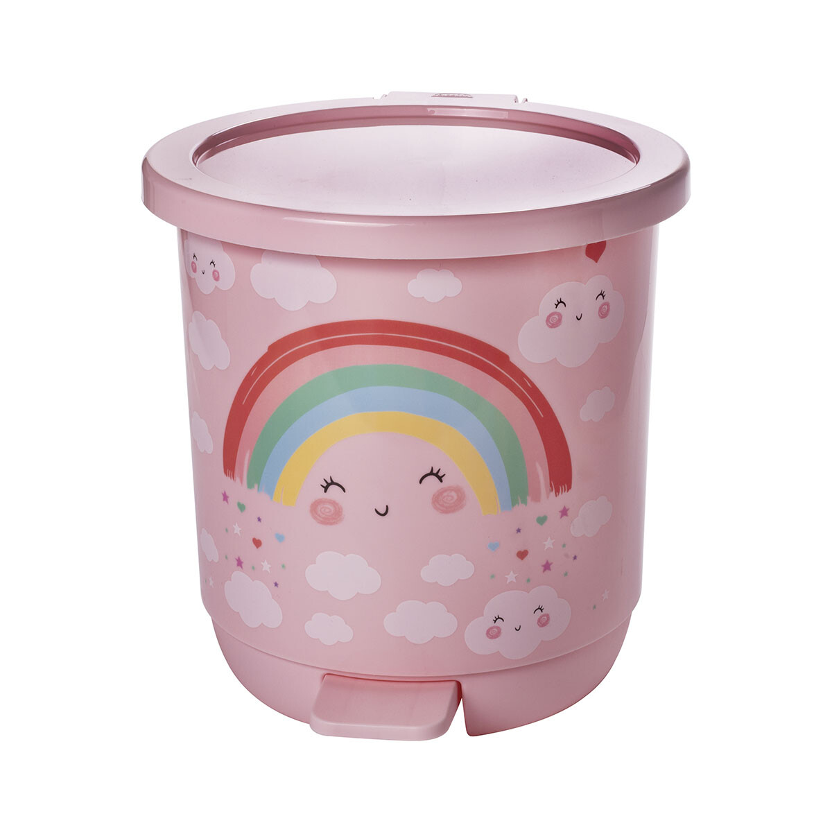 Basurero Infantil con Pedal 6,5 L - ARCOIRIS 1 