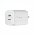 Imagen de Adaptador Dual USB-C BELKIN WCH013DQWH 65W Carga Rápida