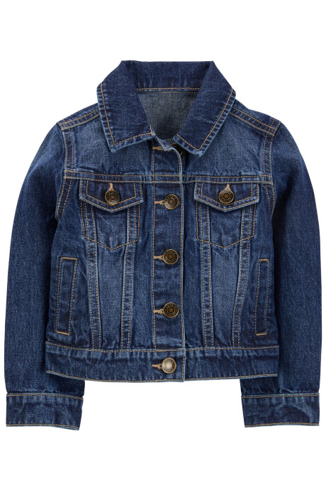 Campera jean clásica. Talles 2-5T Sin color