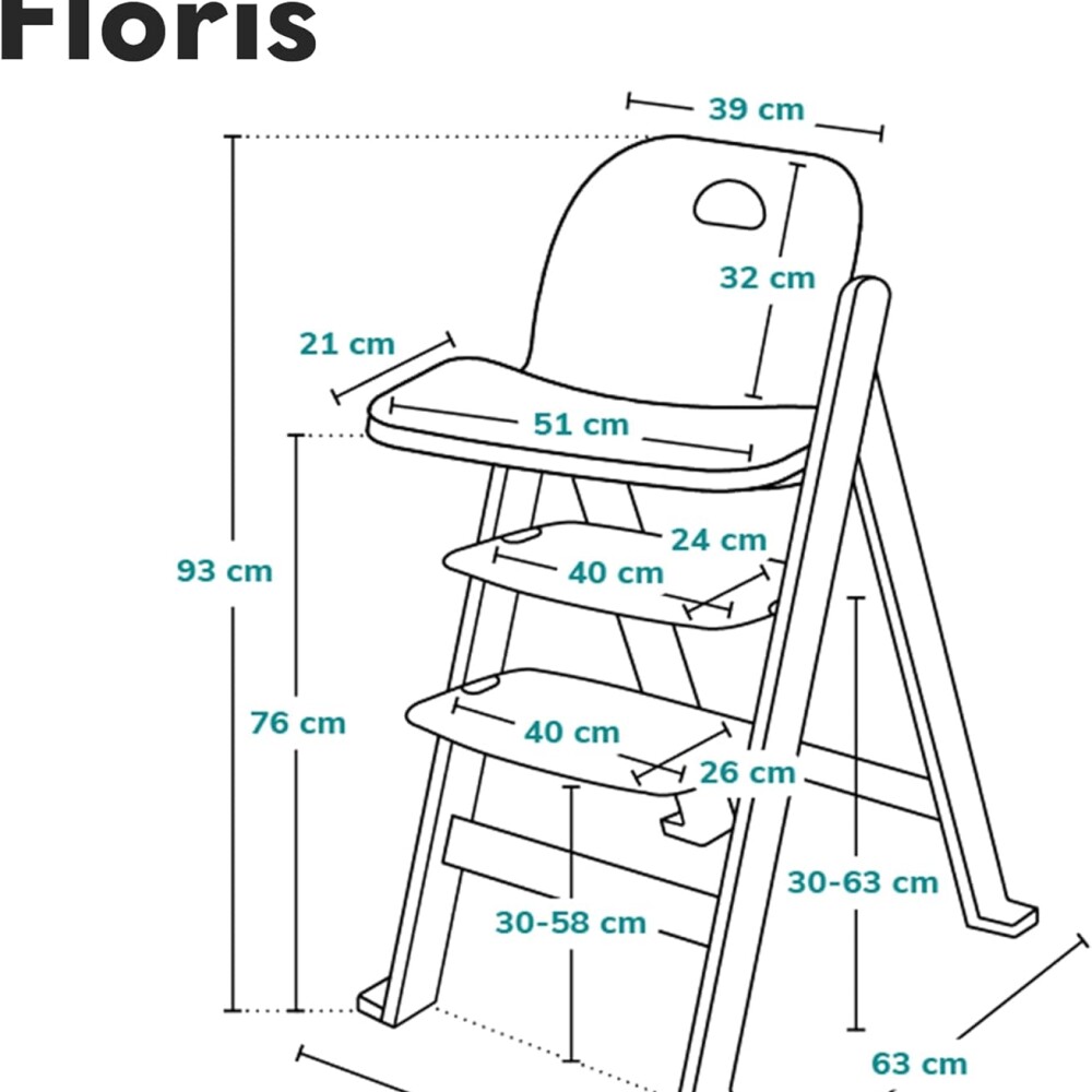 Silla de comer MONTESSORI FLORIS LIONELO Silla de comer MONTESSORI FLORIS LIONELO