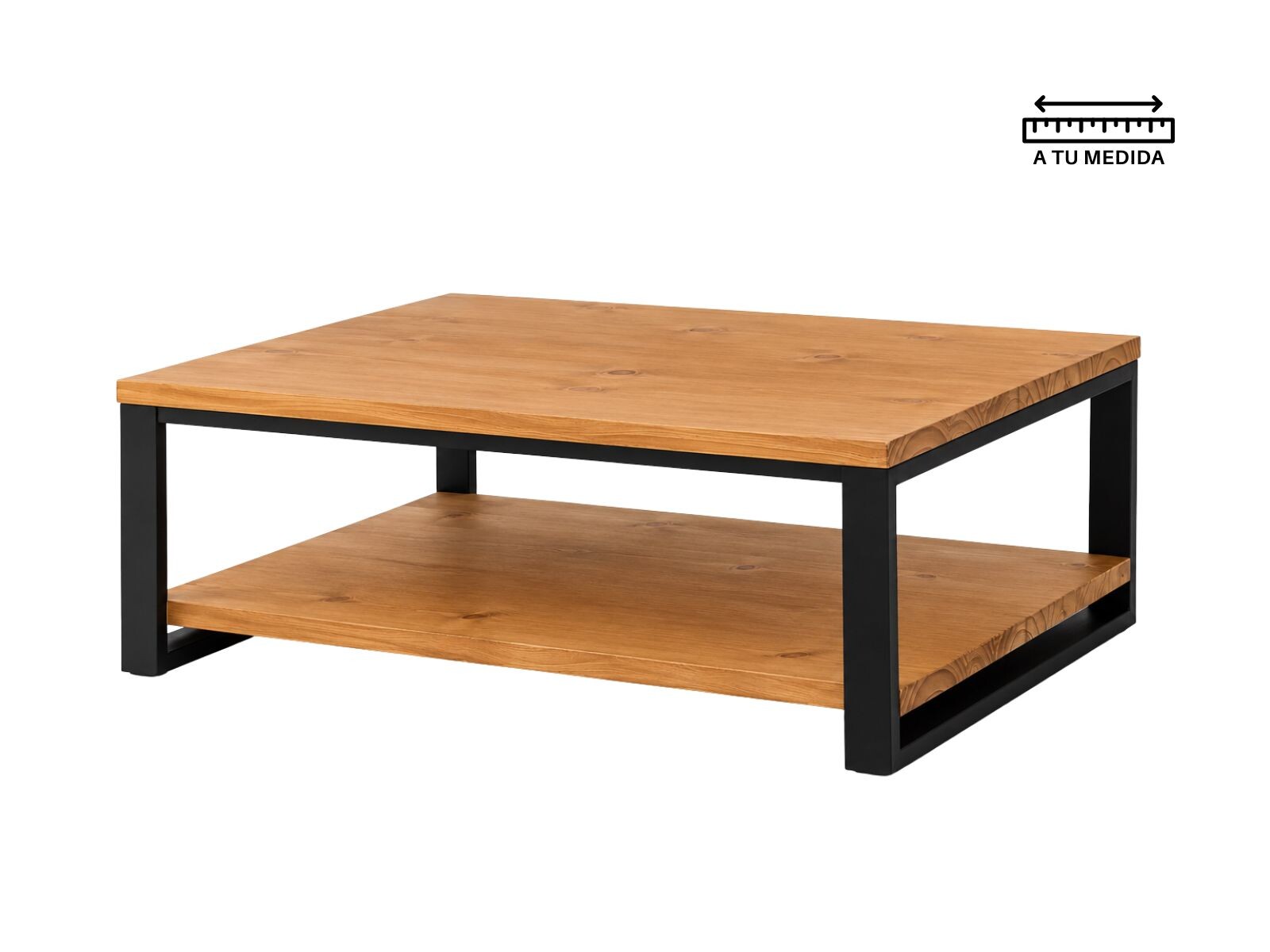 Mesa de Living IRON c/estante 