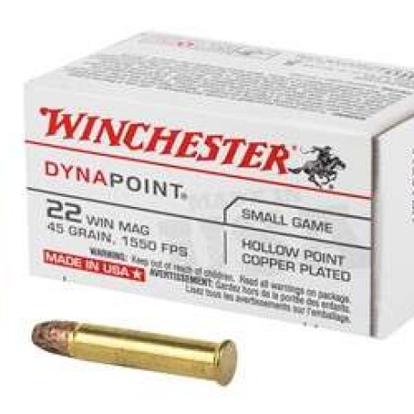 BALA WINCHESTER CAL 22MAG DYNAPOINT 45GR WIN/U22M BALA WINCHESTER CAL 22MAG DYNAPOINT 45GR WIN/U22M