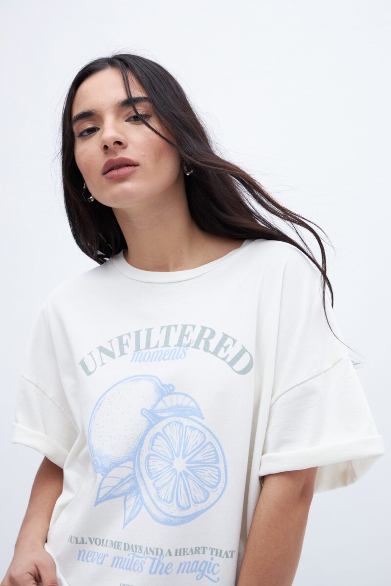 Remera Raven - Off white 