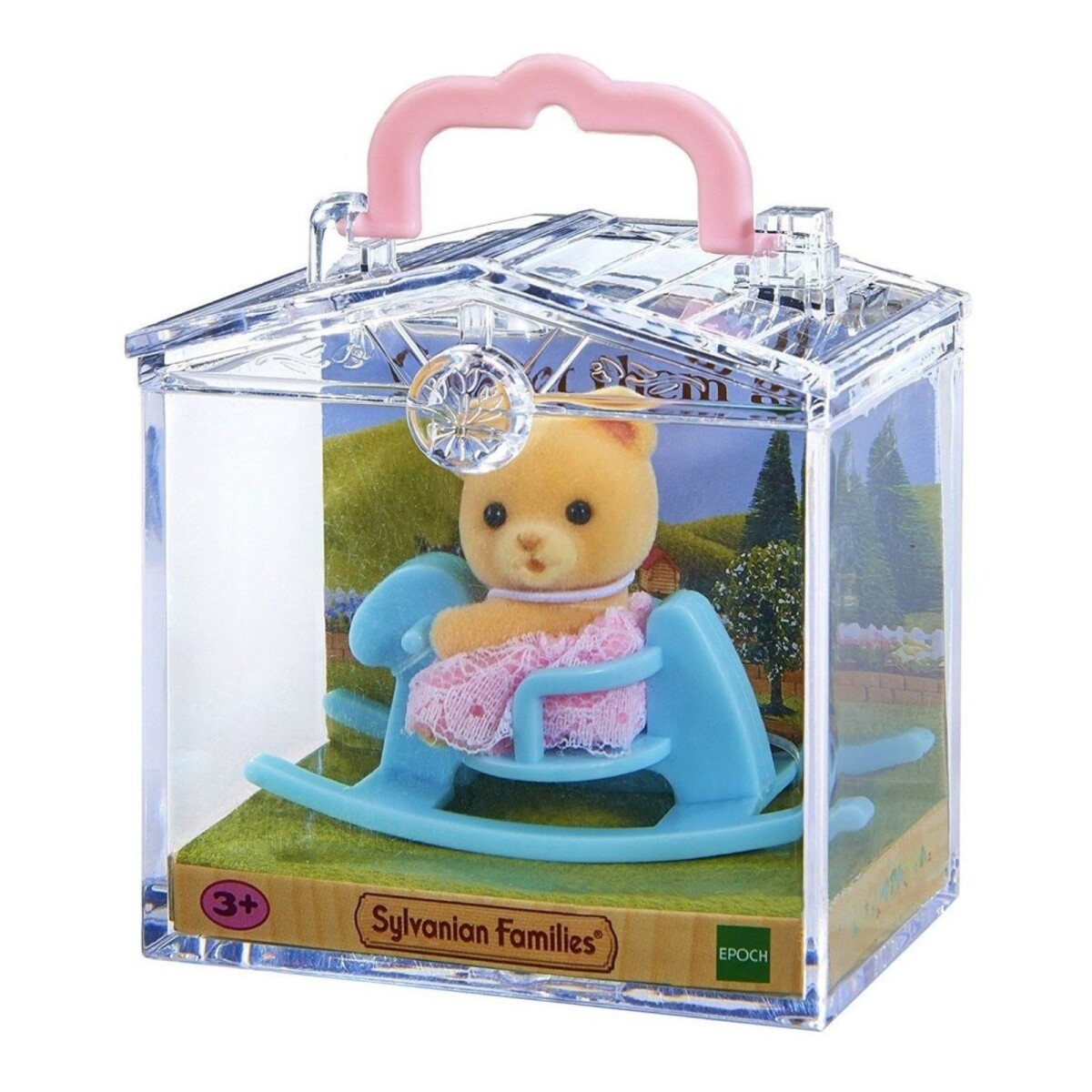 Sylvanian Families Oso Bebe Con Caballito Mecedor Juguete 